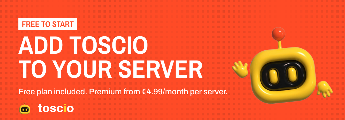 Add Toscio to your server